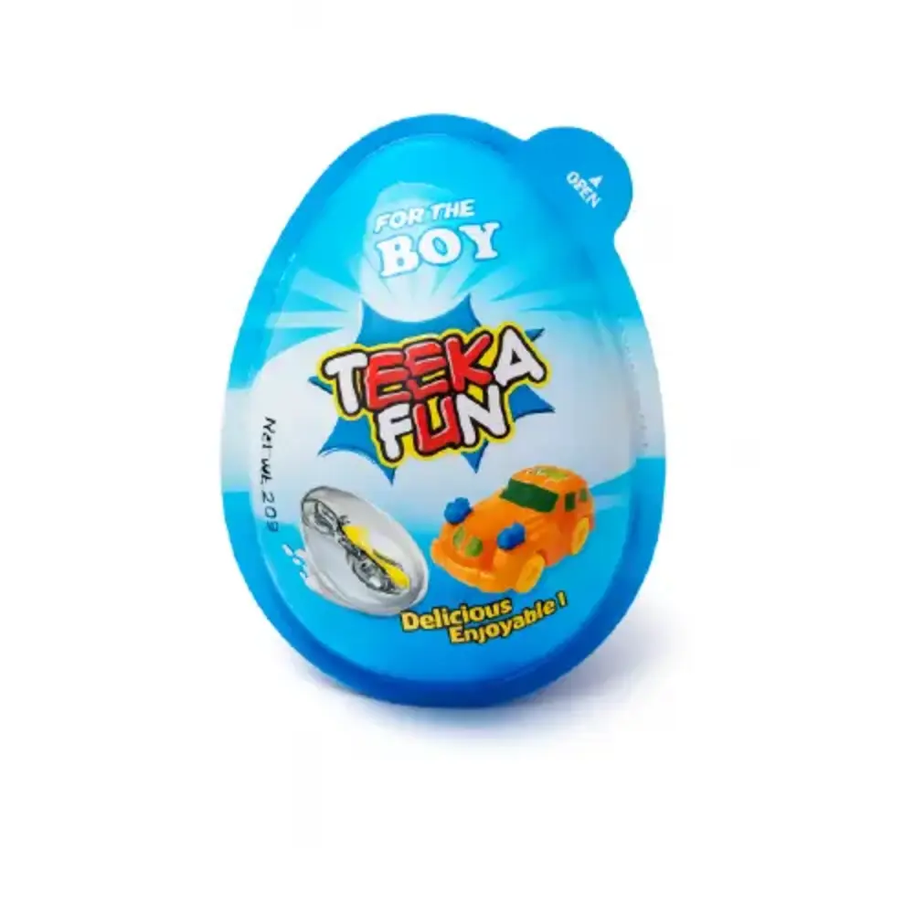 Teeka Fun Big Chocolate Egg Boy 20G